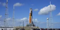 The Artemis Rocket is only Slightly Damaged by the Hurricane