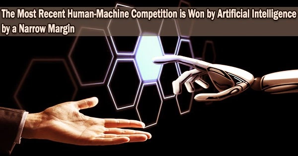 The Most Recent Human-Machine Competition is Won by Artificial Intelligence by a Narrow Margin