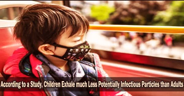 According to a Study, Children Exhale much Less Potentially Infectious Particles than Adults