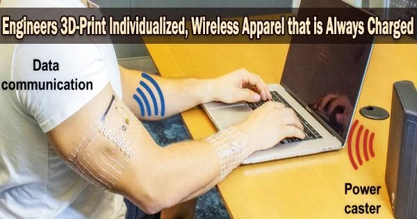 Engineers 3D-Print Individualized, Wireless Apparel that is Always Charged