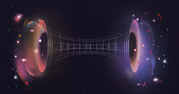 Physicists Use a Quantum Computer to Study Wormhole Dynamics