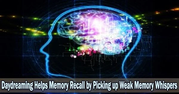 Daydreaming Helps Memory Recall by Picking up Weak Memory Whispers