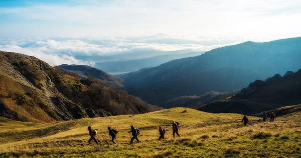 Hiking-Gubas-Mountain-in-Azerbaijan