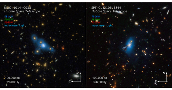 Hubble discovers that Ghost Light among Galaxies dates back a long time