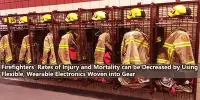 Firefighters’ Rates of Injury and Mortality can be Decreased by Using Flexible, Wearable Electronics Woven into Gear
