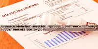 Research Identifies Need for Improved Consumer Knowledge about Time of Electricity Use