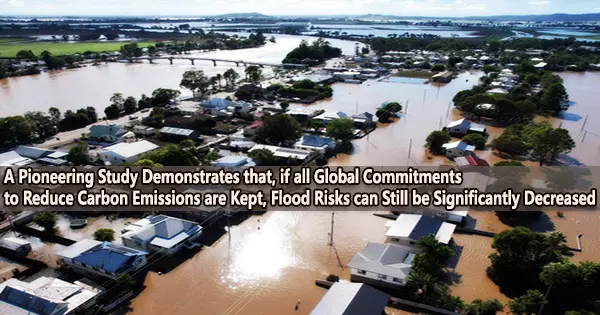 A Pioneering Study Demonstrates that, if all Global Commitments to Reduce Carbon Emissions are Kept, Flood Risks can Still be Significantly Decreased