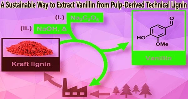 A Sustainable Way to Extract Vanillin from Pulp-Derived Technical Lignin