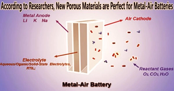 According to Researchers, New Porous Materials are Perfect for Metal-Air Batteries