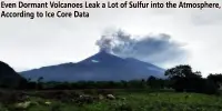 Even Dormant Volcanoes Leak a Lot of Sulfur into the Atmosphere, According to Ice Core Data