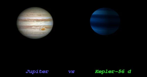 Kepler-56 d – a Gas Giant Exoplanet