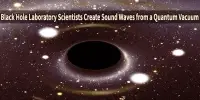 Black Hole Laboratory Scientists Create Sound Waves from a Quantum Vacuum