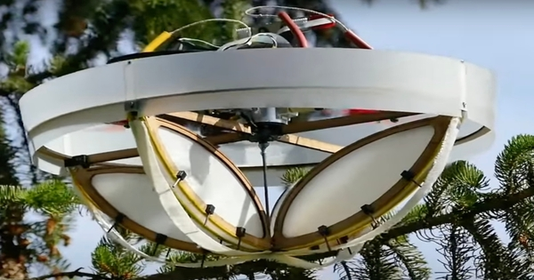 Environmental DNA is Collected from Trees using a Special Drone