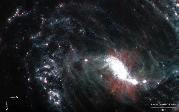 Webb Telescope captures rarely seen prelude to supernova