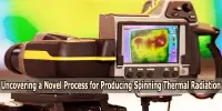 Uncovering a Novel Process for Producing Spinning Thermal Radiation