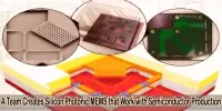 A Team Creates Silicon Photonic MEMS that Work with Semiconductor Production