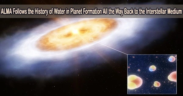 ALMA Follows the History of Water in Planet Formation All the Way Back to the Interstellar Medium