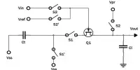 Charge-transfer Amplifier