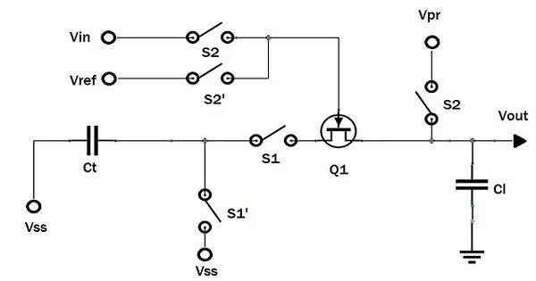 Charge-transfer Amplifier