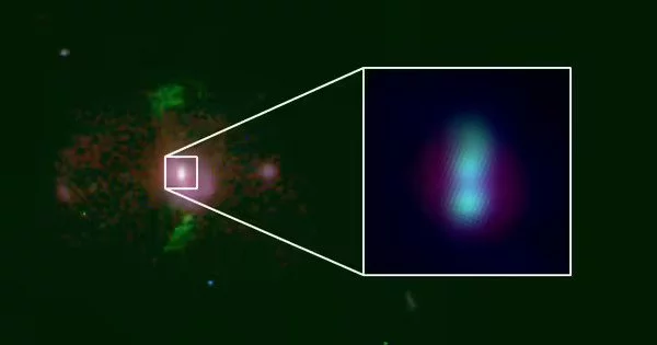 Hidden supermassive black holes brought to life by galaxies on collision course