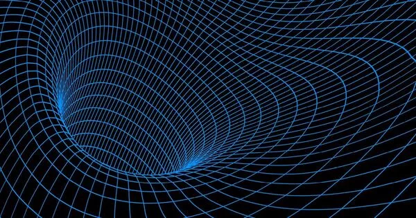 Spacetime is Curved in a Quantum Simulator