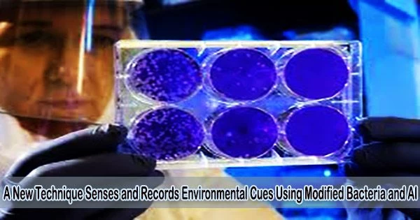 A New Technique Senses and Records Environmental Cues Using Modified Bacteria and AI