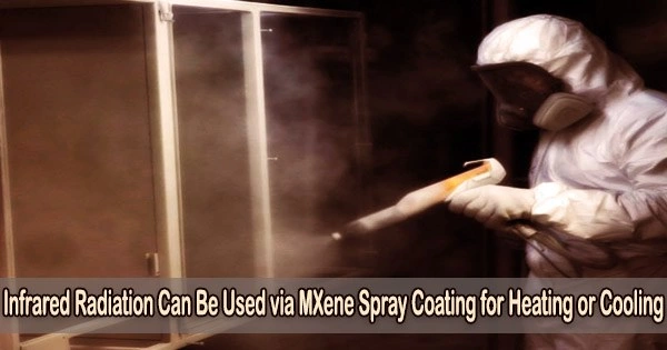 Infrared Radiation Can Be Used via MXene Spray Coating for Heating or Cooling