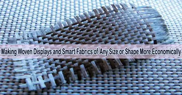 Making Woven Displays and Smart Fabrics of Any Size or Shape More Economically