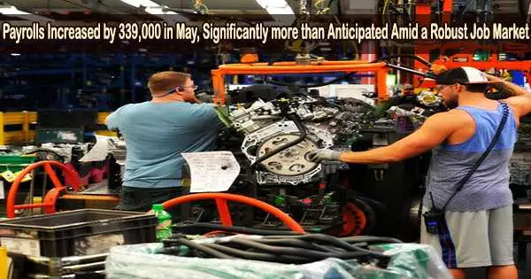 Payrolls Increased by 339,000 in May, Significantly more than Anticipated Amid a Robust Job Market