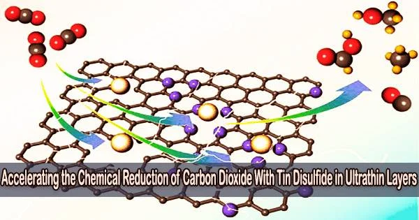 Accelerating the Chemical Reduction of Carbon Dioxide With Tin Disulfide in Ultrathin Layers