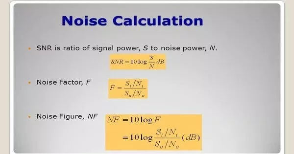 Noise Calculation