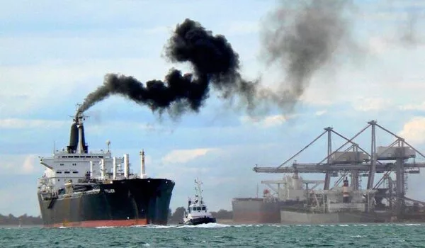 Marine environment at risk due to ship emissions