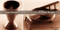 With a Novel Technique, a Researcher 3D Prints the Smallest Wineglass Ever