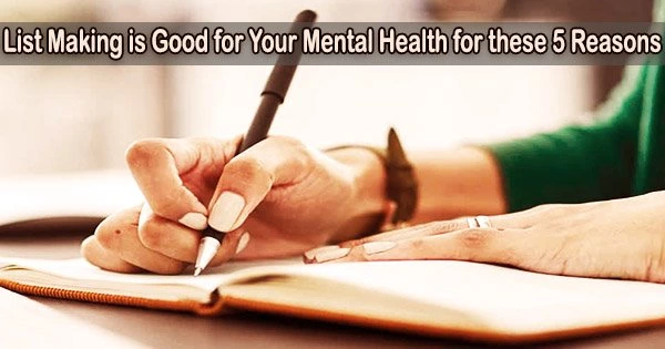 List Making is Good for Your Mental Health for these 5 Reasons