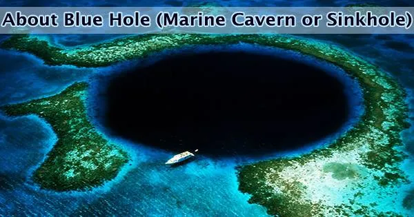 About Blue Hole (Marine Cavern or Sinkhole)