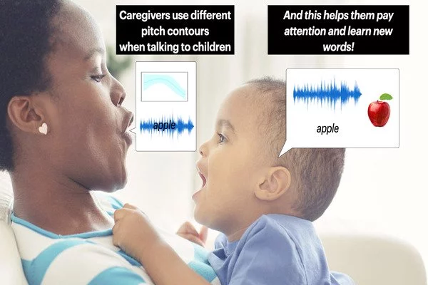 How caregiver speech shapes infant brain