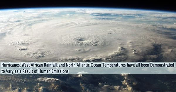 Hurricanes, West African Rainfall, and North Atlantic Ocean Temperatures have all been Demonstrated to Vary as a Result of Human Emissions