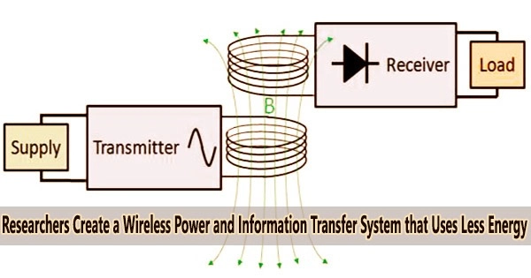 Researchers Create a Wireless Power and Information Transfer System that Uses Less Energy