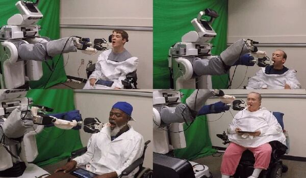 Robotic system feeds people with severe mobility limitations