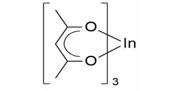 Indium Acetylacetonate – a colorless solid