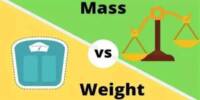 Difference between Mass and Weight