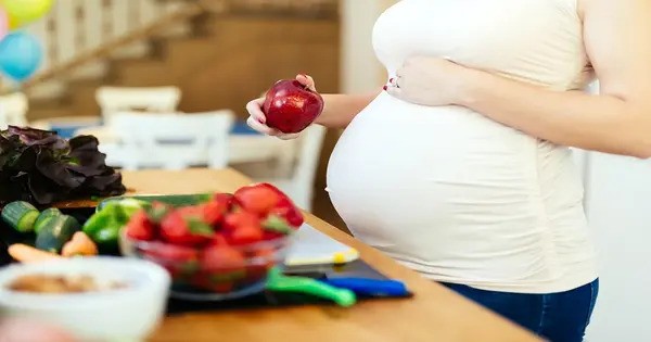 During Pregnancy, the majority of Women receive Low Scores for Eating Healthily