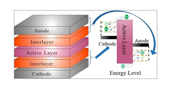 Solving the Interface Problem in Organic Solar Cells increases their Efficiency