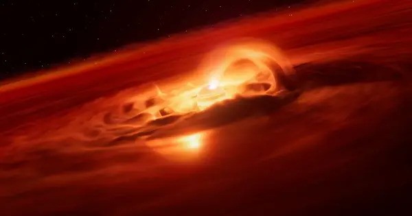 A Rogue Planet was observed consuming six Billion Tons per Second