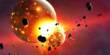 Earth was born dry before a Cosmic impact transformed it into a Blue World