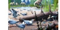 Dinosaurs and Birds Nesting together in the Arctic